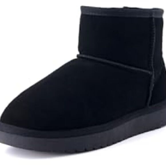 Cushionaire Memory Foam booties Black Womens - Picture 2 of 4